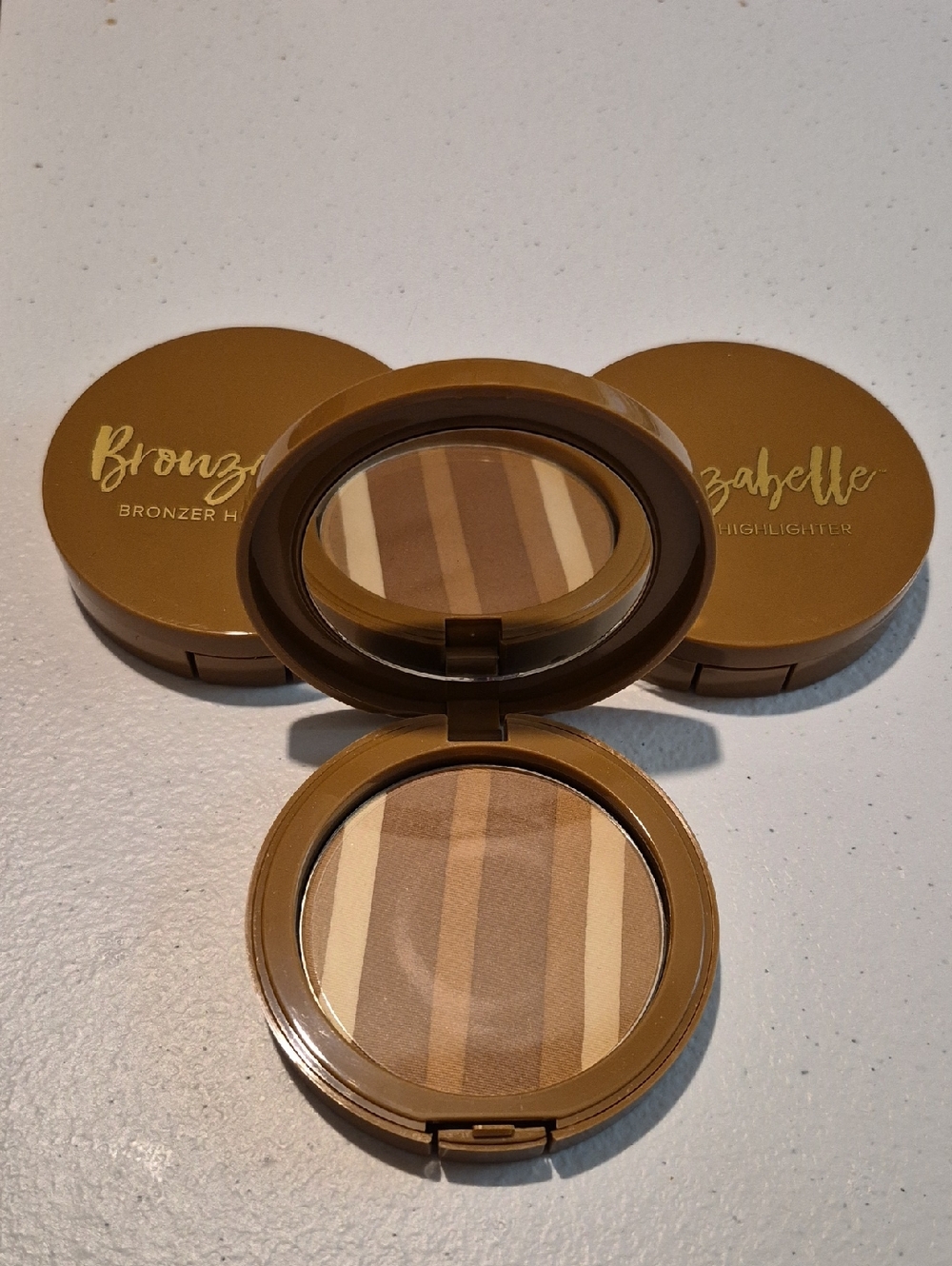 Lot Of 3 Belle Beauty by Kim Gravel Tuscan Sun Blushabelle Blush Bronzer